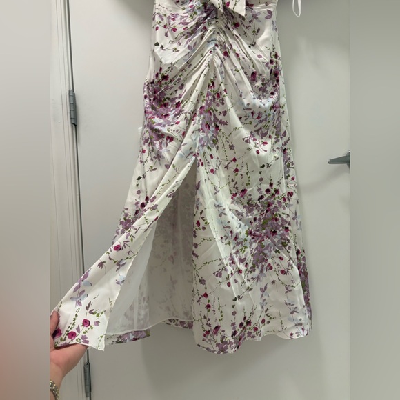 Cinq à Sept Brenton Puff-Sleeve Mid-Summer Bloom Dress Size 4 NWT - Picture 9 of 16